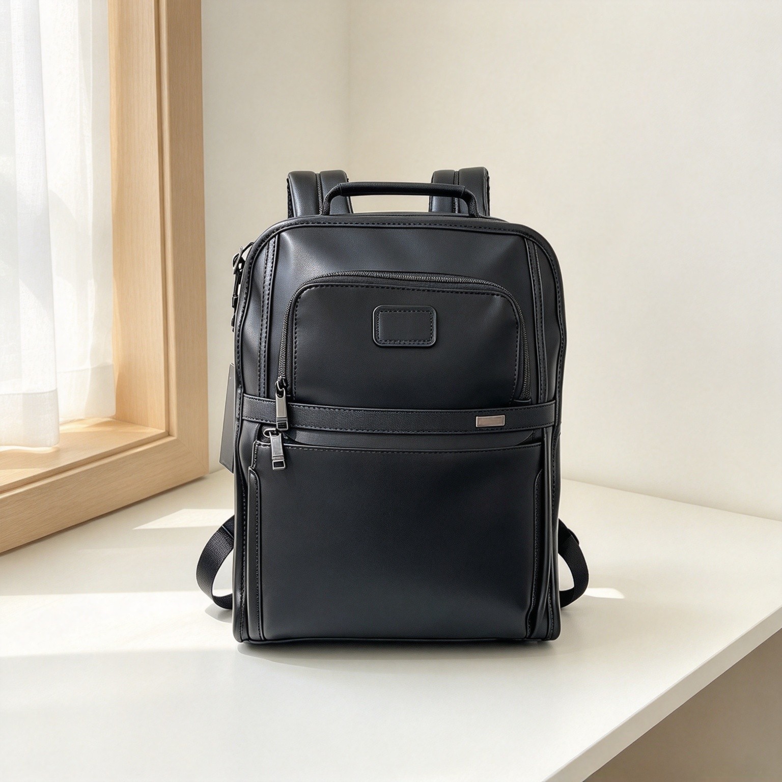 Backpacks - กระเป๋าเป้สะพายหลังสำหรับใส่แล็ปท็อป ทำจากหนังแท้ สำหรับผู้ชาย ขนาดใหญ่ เหมาะสำหรับใช้ในงานธุรกิจ การเดินทาง