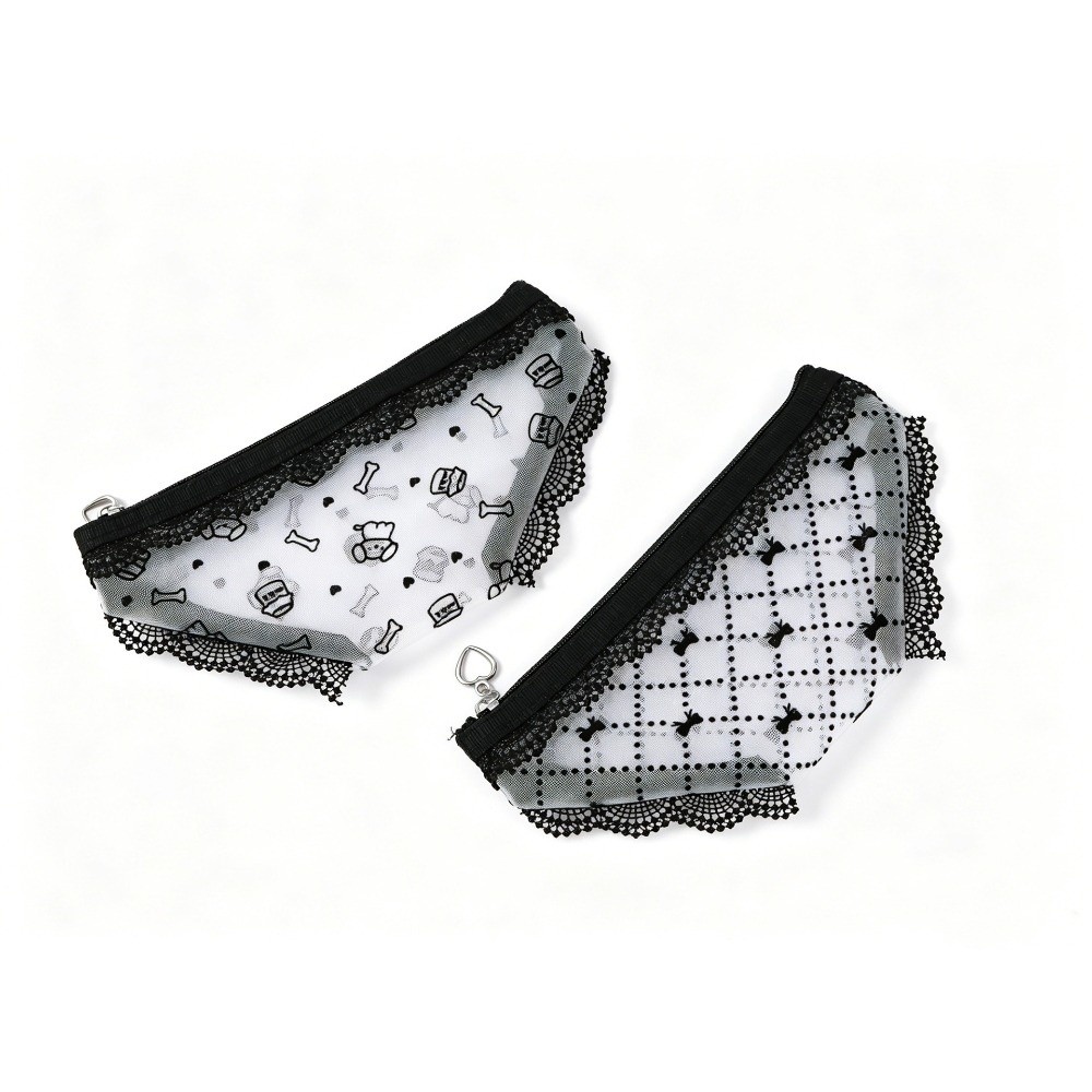 กระเป๋าเก็บของตาข่ายลูกไม้น่าร - Cosmetic Bags บทวิจารณ์และราคา