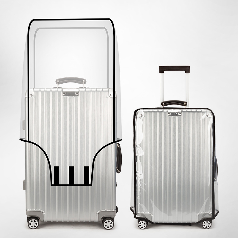 ผ้าคลุมกระเป๋าเดินทาง PVC แบบใ - Luggage Protective Cover Transparent บทวิจารณ์และราคา