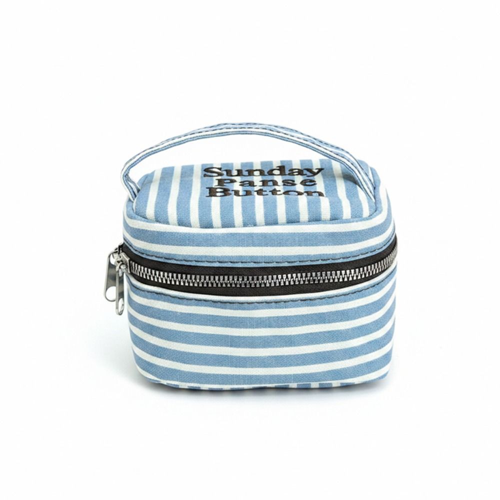 กล่องเก็บของทรงสี่เหลี่ยมลายทา - Cosmetic Bags บทวิจารณ์และราคา