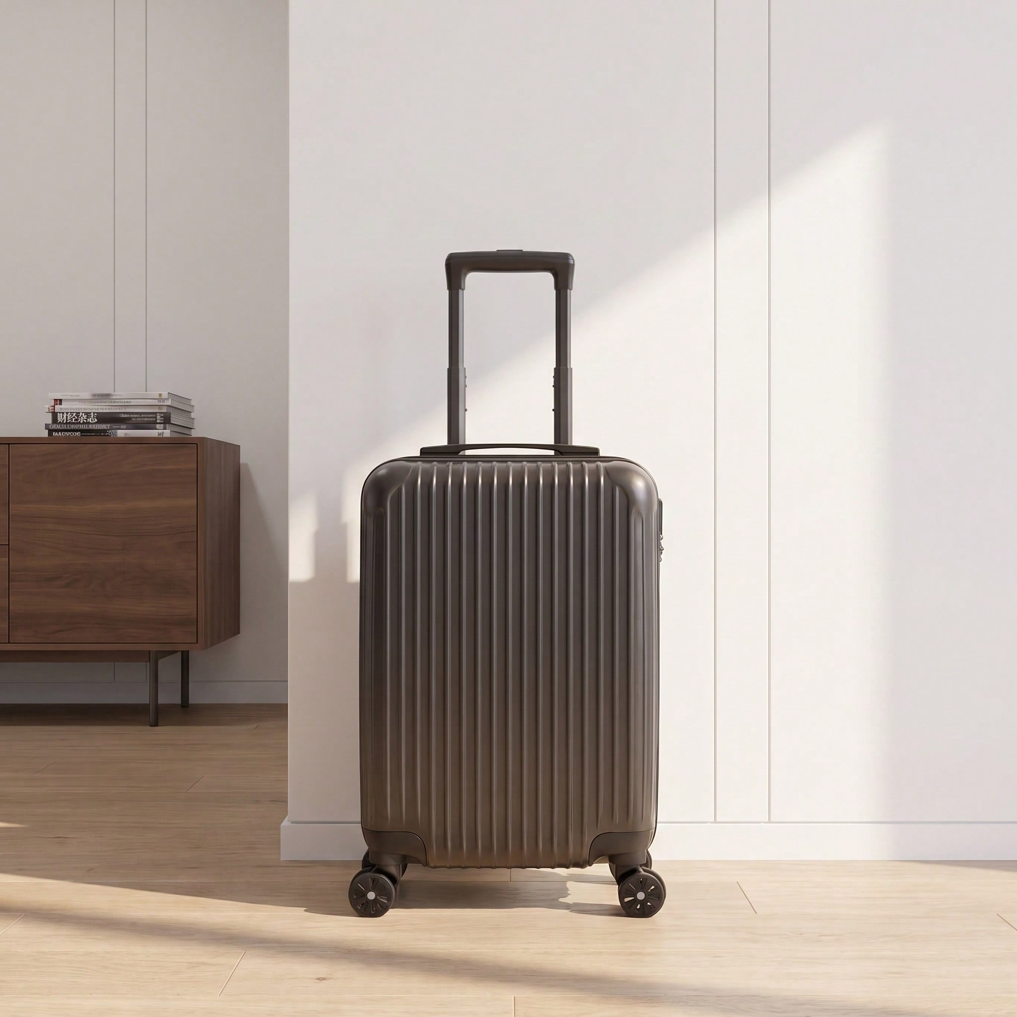 กระเป๋าเดินทางแบบแข็ง ทำจากวัส - Spinner Wheel Rolling Suitcase 20 Inch บทวิจารณ์และราคา