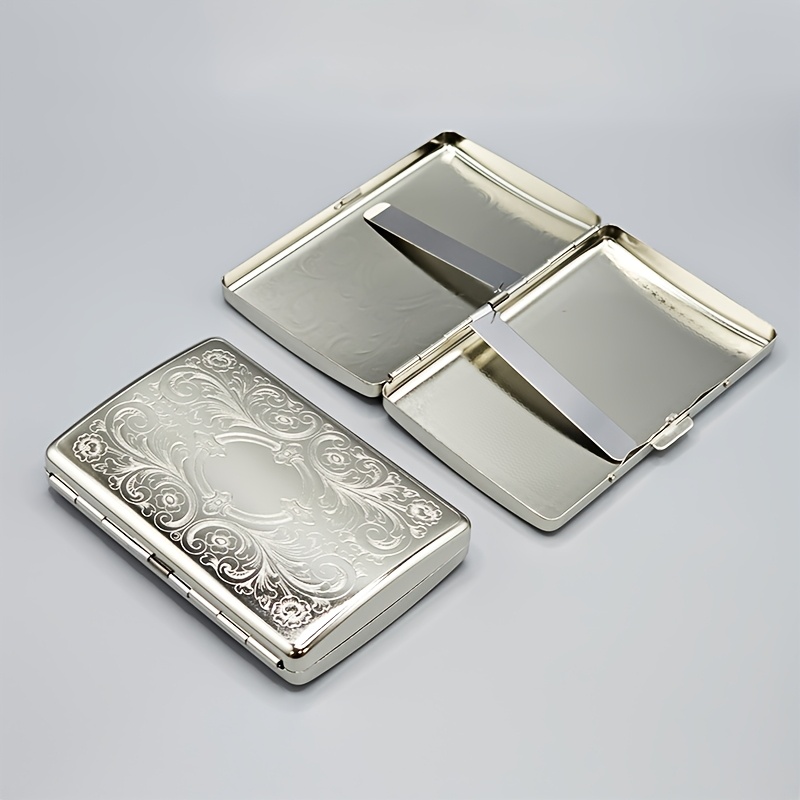 กล่องบุหรี่โลหะสไตล์วินเทจ – ก - Wallets บทวิจารณ์และราคา