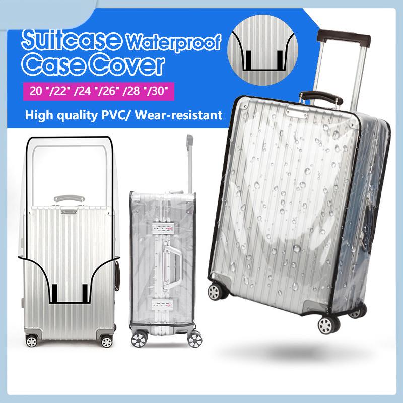 ผ้าคลุมกระเป๋าเดินทาง PVC แบบใ - Waterproof Suitcase Cover Protector บทวิจารณ์และราคา