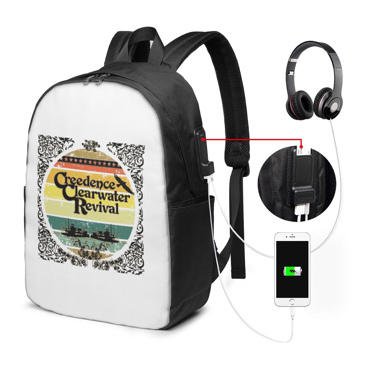 ครีดเดนซ์ เคลียร์วอเตอร์ รีไวว - Backpacks บทวิจารณ์และราคา