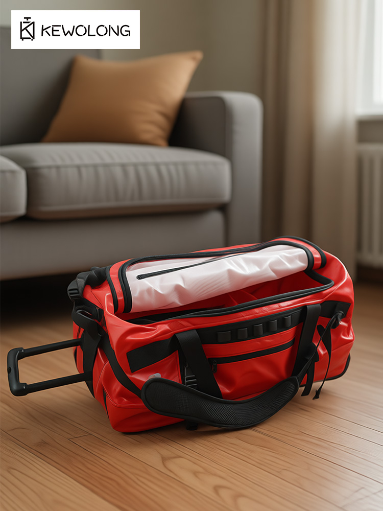 กระเป๋าเดินทางแบบมีล้อ PVC กัน - Foldable Rolling Luggage Bag บทวิจารณ์และราคา